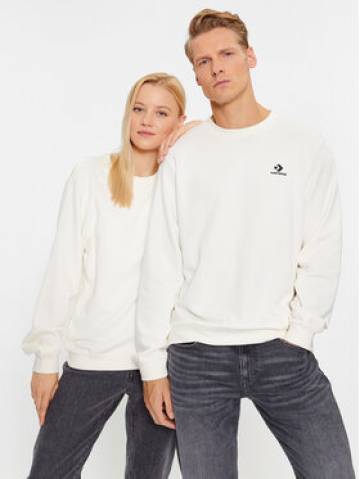 Converse Світшот Standard Fit Left Chest Star Chev Emb Crew Ft 10023861-A09 Écru Regular Fit Converse Світшот Standard Fit Left Chest Star Chev Emb Crew Ft 10023861-A09 Écru Regular Fit