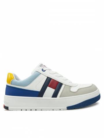 Tommy Hilfiger Снікерcи Flag Low Cut Lace-Up Sneaker T3X9-33863-1269 S Білий Tommy Hilfiger Снікерcи Flag Low Cut Lace-Up Sneaker T3X9-33863-1269 S Білий