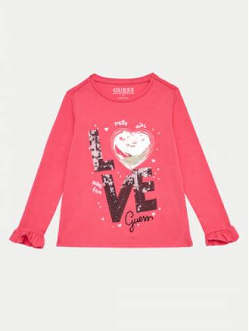Guess Блузка K4BI11 J1314 Рожевий Regular Fit Guess Блузка K4BI11 J1314 Рожевий Regular Fit