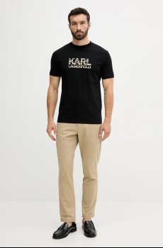 Хлопковая футболка Karl Lagerfeld