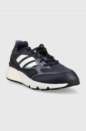 Кроссовки adidas Originals Zx 1k Boost цвет синий GY5984-LGNK/WHT Кроссовки adidas Originals Zx 1k Boost цвет синий GY5984-LGNK/WHT