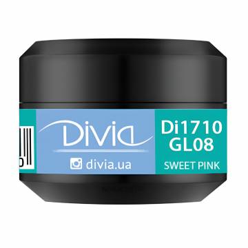 Гель для наращивания ногтей Divia Liquid Builder Gel GL08 Sweet Pink, 5 г Гель для наращивания ногтей Divia Liquid Builder Gel GL08 Sweet Pink, 5 г