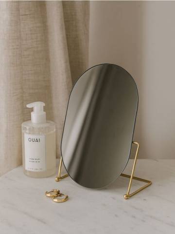 Дзеркало для ванної - золотий