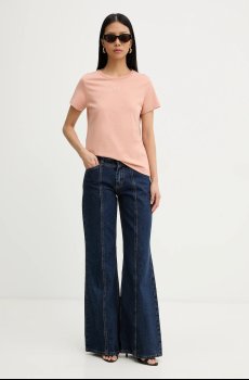 Хлопковая футболка Pinko