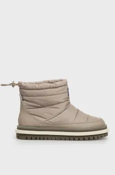 Женские бежевые дутики TJW PADDED FLAT BOOT Бежевый 36 Tommy Jeans EN0EN02725