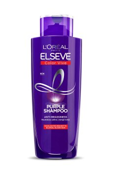 Уценка! Тонирующий шампунь LOreal Paris Elseve Color Vive Purple Shampoo для осветленных и мелированных волос, 200 мл