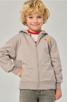 Худі на блискавці Hot Wheels - сірий