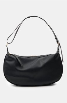 Сумка hobo зі штучної шкіри з регульованим ремінцем - чорний