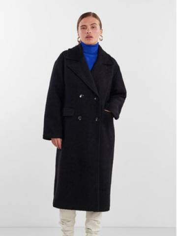 YAS Вовняне пальто 26030712 Чорний Loose Fit YAS Вовняне пальто 26030712 Чорний Loose Fit
