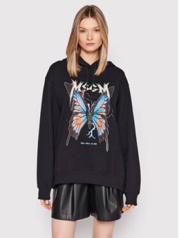MSGM Світшот 3341MDM160 227799 Чорний Regular Fit MSGM Світшот 3341MDM160 227799 Чорний Regular Fit