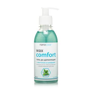 Гель до депиляции NanoCode Wax Comfort Gel с ментолом и камфорой, 250 мл