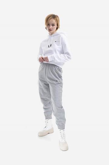 Хлопковые спортивные штаны MCQ цвет серый меланж 676944RSJ771230-grey Хлопковые спортивные штаны MCQ цвет серый меланж 676944RSJ771230-grey
