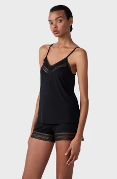 Женский черный топ ALBANE Черный M Etam 6550778