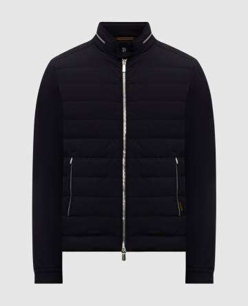 Синяя пуховая куртка FILIPPО