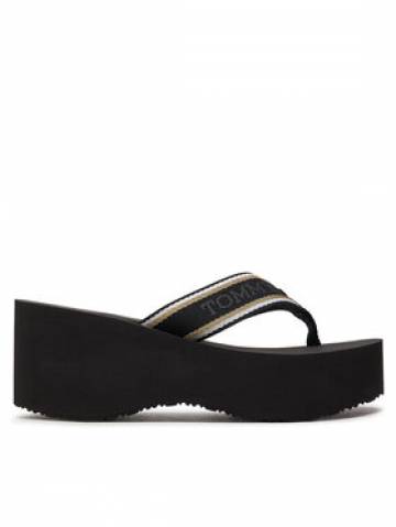 Tommy Hilfiger Вєтнамки Im Platform Beach Sandal FW0FW08236 Чорний Tommy Hilfiger Вєтнамки Im Platform Beach Sandal FW0FW08236 Чорний