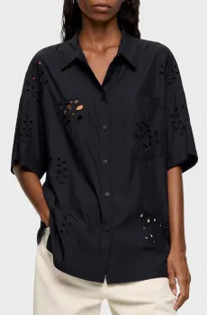 Женская черная рубашка Черный S Bimba Y Lola 251BR2005.11000