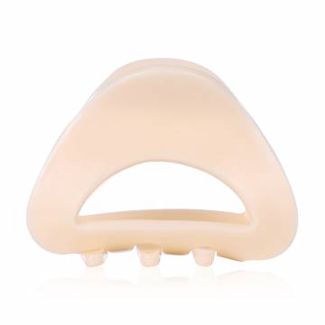 Заколка-краб для волос Tito Beauty Miya молочная, 1 шт