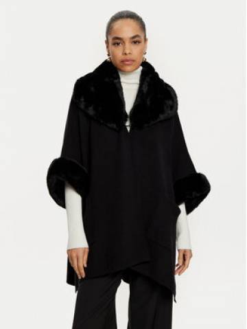 Joseph Ribkoff Пончо 243930 Чорний Loose Fit Joseph Ribkoff Пончо 243930 Чорний Loose Fit