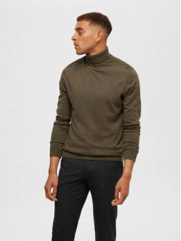 Selected Homme Гольф 16074684 Зелений Regular Fit Selected Homme Гольф 16074684 Зелений Regular Fit