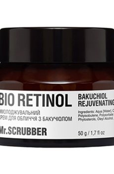 Омолаживающий крем для лица Mr.Scrubber Bio Retinol Face Cream с бакучиолом, 50 г