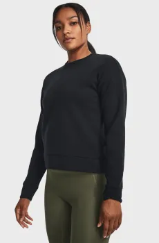 Женский черный свитшот Unstoppable Flc Crew Черный XXL Under Armour 1379835-001