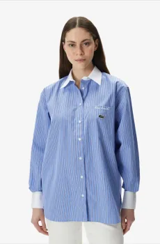 Женская голубая рубашка Голубой 34 Lacoste CF6951IIY