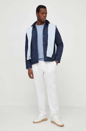 Хлопковый свитер Barbour Essentials лёгкий MKN0932 Хлопковый свитер Barbour Essentials лёгкий MKN0932