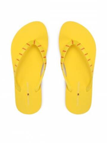 Tommy Hilfiger Вєтнамки Essential Beach Sandal FW0FW07141 Жовтий