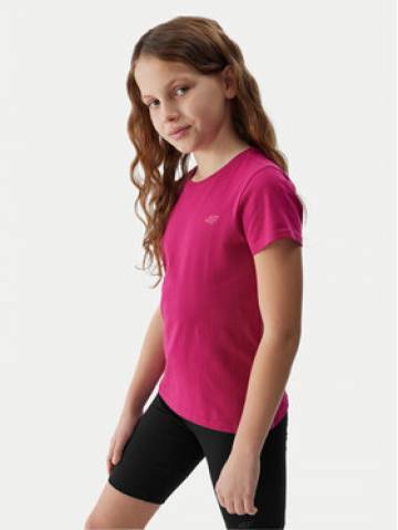 4F Футболка 4FJWSS24TTSHF1110 Рожевий Regular Fit 4F Футболка 4FJWSS24TTSHF1110 Рожевий Regular Fit