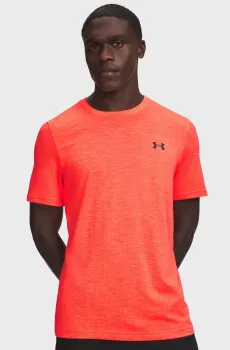 Мужская оранжевая футболка UA Vanish Elite Seamless SS Оранжевый XL Under Armour 6010591-690
