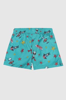 Детские зеленые шорты для плавания Mialyb в принт