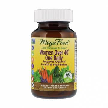 Мультивитамины для женщин MegaFood Women Over 40 One Daily, 60 таблеток Мультивитамины для женщин MegaFood Women Over 40 One Daily, 60 таблеток