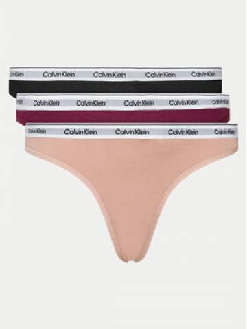 Calvin Klein Underwear Набір з 3 пар стрінгів 000QD5209E Кольоровий Calvin Klein Underwear Набір з 3 пар стрінгів 000QD5209E Кольоровий