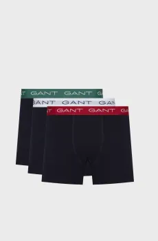 Мужские темно-синие боксеры (3 шт) BOXER BRIEF Зеленый S Gant 902443004