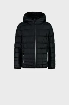 Детская черная куртка JACKET FIX HOOD TAFFETA Черный 128 CMP 34Z3294-U901