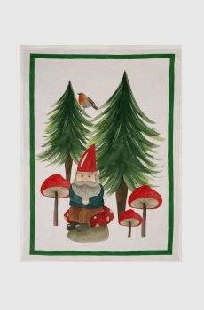 Белое кухонное полотенце JOLLY ELF из льна