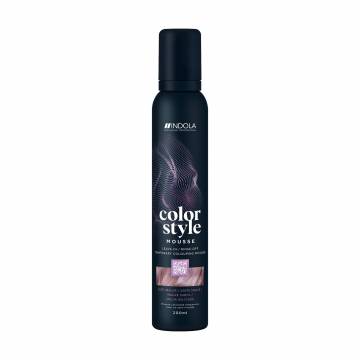 Оттеночный мусс для укладки волос Indola Color Style Powdery Lilac, 200 мл Оттеночный мусс для укладки волос Indola Color Style Powdery Lilac, 200 мл