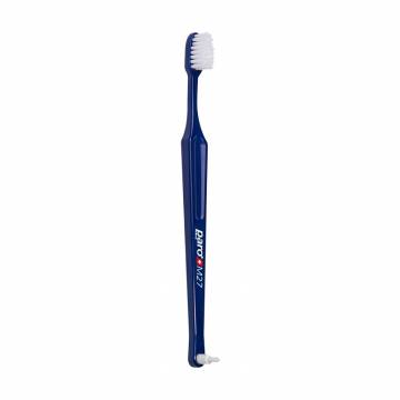 Детская зубная щетка Paro Swiss Kids M27, средней жесткости, синяя, 1 шт Детская зубная щетка Paro Swiss Kids M27, средней жесткости, синяя, 1 шт
