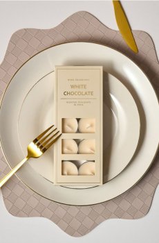 Свічки-таблетки 10 pack White Chockolate - білий
