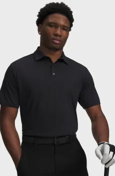 Мужское черное поло Curry ArmourDry Polo-BLK Черный L Under Armour 6009785-001