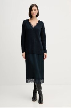 Платье с примесью шерсти Pedro del Hierro