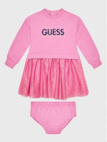 Guess Повсякденна сукня A3RK08 KA6V0 Рожевий Regular Fit Guess Повсякденна сукня A3RK08 KA6V0 Рожевий Regular Fit