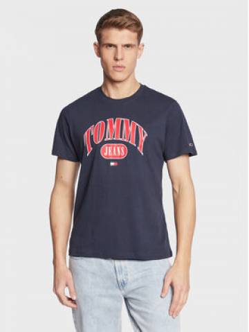Tommy Jeans Футболка Entry DM0DM15675 Cиній Regular Fit Tommy Jeans Футболка Entry DM0DM15675 Cиній Regular Fit