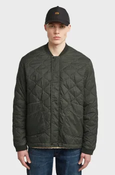 Мужской темно-зеленый бомбер Quilted Зеленый M G-Star RAW D26878,E063