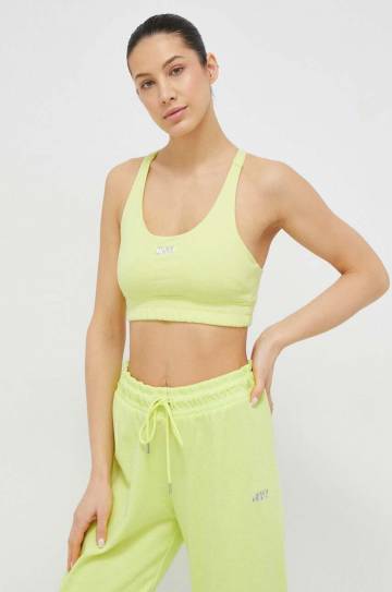 Спортивный бюстгальтер Dkny цвет жёлтый Спортивный бюстгальтер Dkny цвет жёлтый