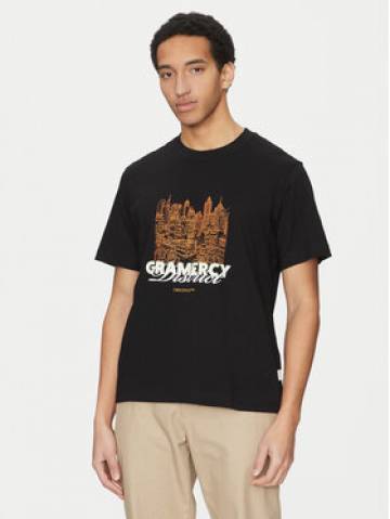 Jack&Jones Футболка Boston 12272981 Чорний Relaxed Fit Jack&Jones Футболка Boston 12272981 Чорний Relaxed Fit