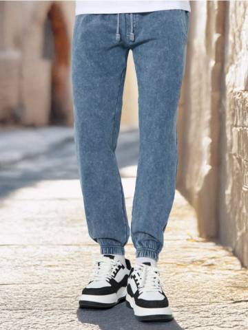 Штани regular fit - синій Штани regular fit - синій
