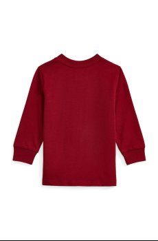 Хлопковый лонгслив для младенцев Polo Ralph Lauren