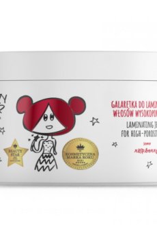 Уценка! Желе для ламинирования сильнопористых волос HiSkin Crazy Hair Laminating Jelly For High-Porosity Hair Raspberry, 300 мл