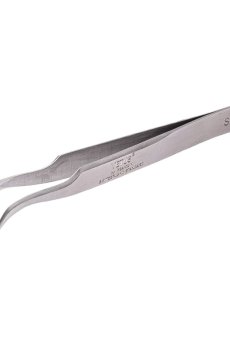 Пинцет Vetus изогнутый, металлический, 1 шт (p06)